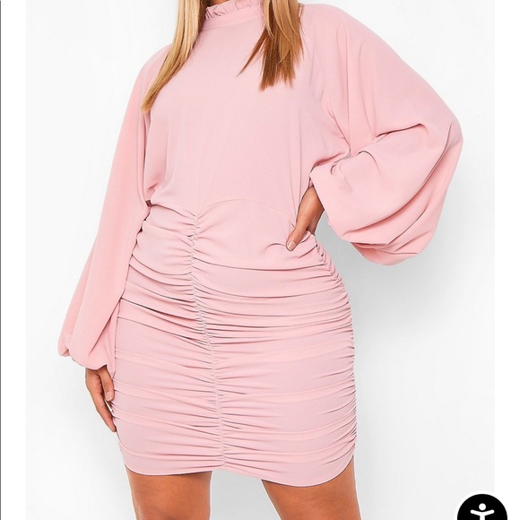 Runch Sexy Blush Pink Dress - Picture 1 of 4